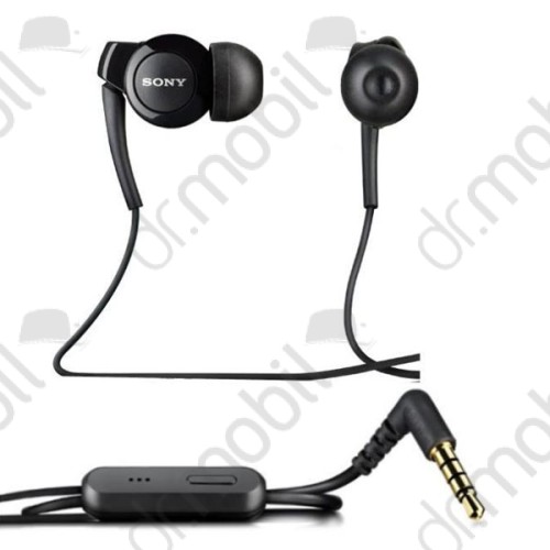 Fülhallgató vezetékes Sony MH-EX300AP (3.5 mm jack, felvevő gomb) fekete stereo headset
